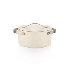 Schafer Moonlight Seramik Tencere Seti 7 Parça-Krem