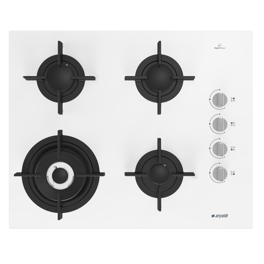 Arçelik OCD T 651 DWB Fibona Serisi Gazlı Cam Tablalı Ocak