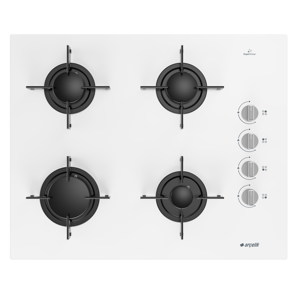 Arçelik OCD K 651 EB Gazlı Cam Tablalı Ocak