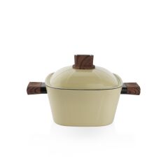 Schafer Challenger Seramik Tencere Seti 7 Parça-Krem