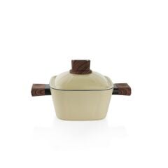 Schafer Challenger Seramik Tencere Seti 7 Parça-Krem